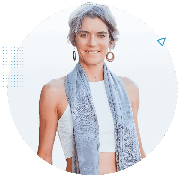 Happy woman following menopause treatments